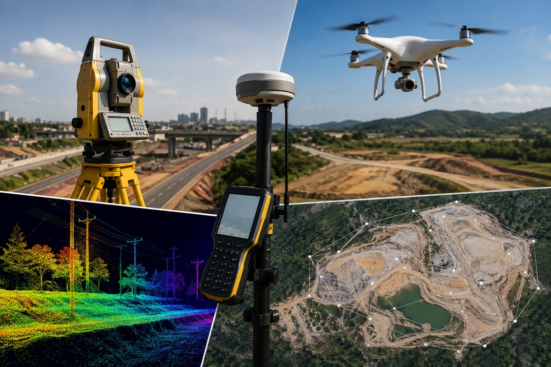GNSS, LiDAR, drones et stations totales : quelles technologies choisir pour vos travaux topographiques ?